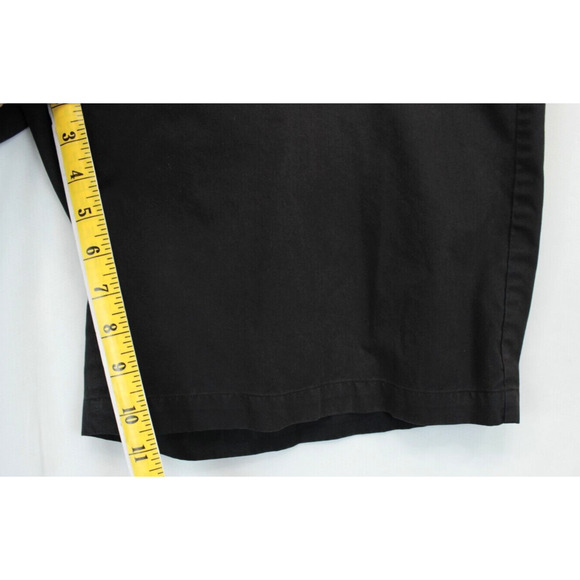 Greg Norman Tasso Elba Cargo Shorts Waist Gripper Golf Wear Men 40 Black Casual - Picture 5 of 13